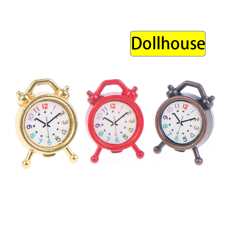 Interior Design Kitchen - 1PC 1:12 Scale Alarm Clock Doll