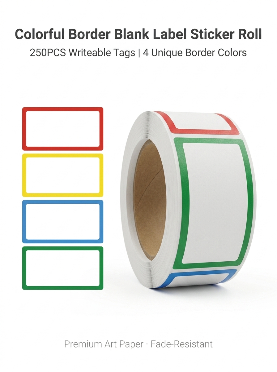 Interior Design Kitchen - 250Pcs/Roll Name Storage Books Classify Stickers,4