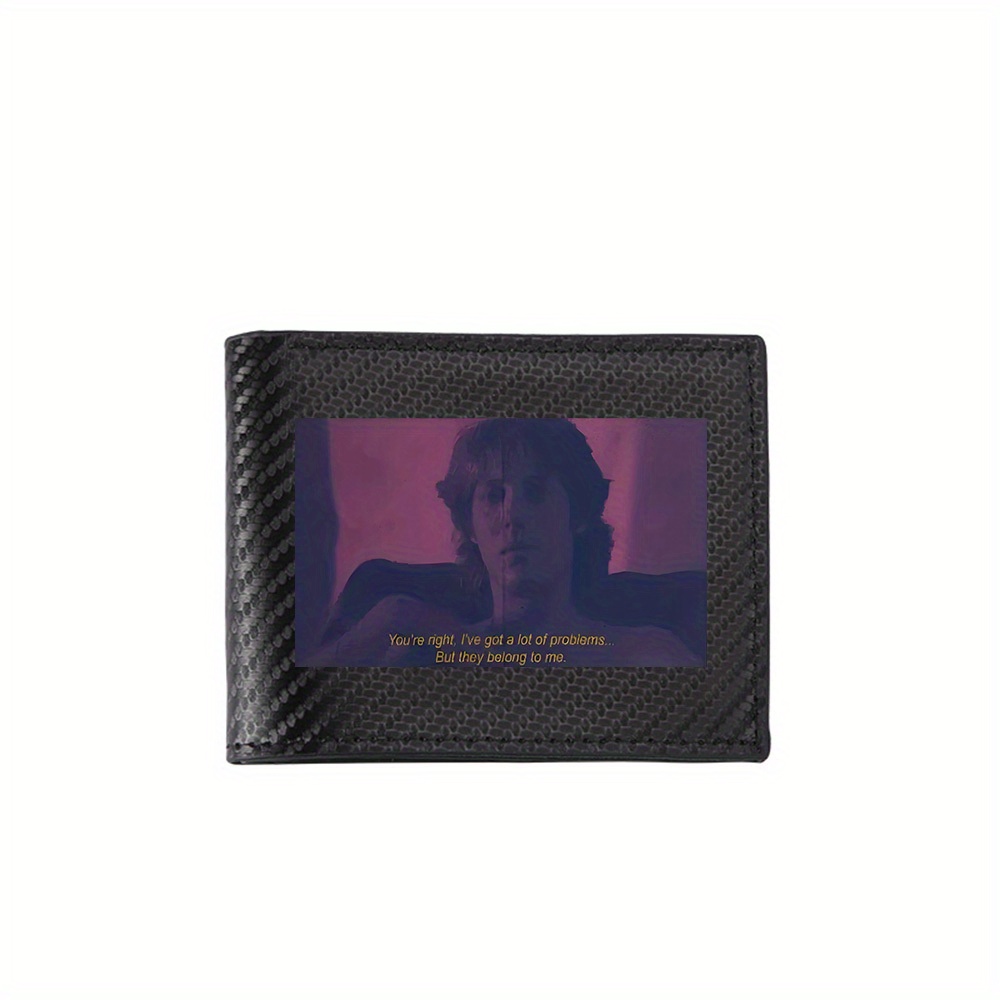 Interior Design Quotes Short - Person,problems,purple,words,quote. Men's Wallets Simple Business Modern