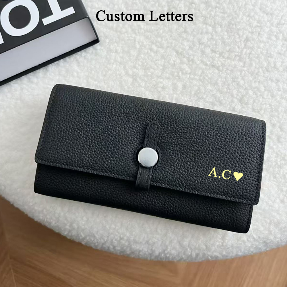 Genuine Leather Long Women Car - Interior Design Name Card บทวิจารณ์และราคา