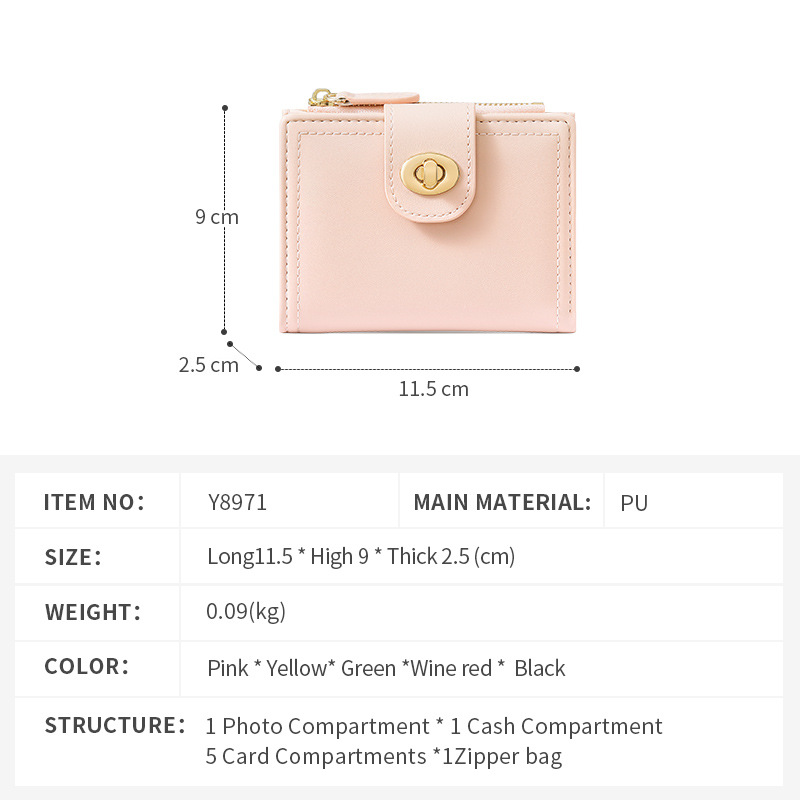 Women's Compact Student Wallet - Interior Design Id บทวิจารณ์และราคา
