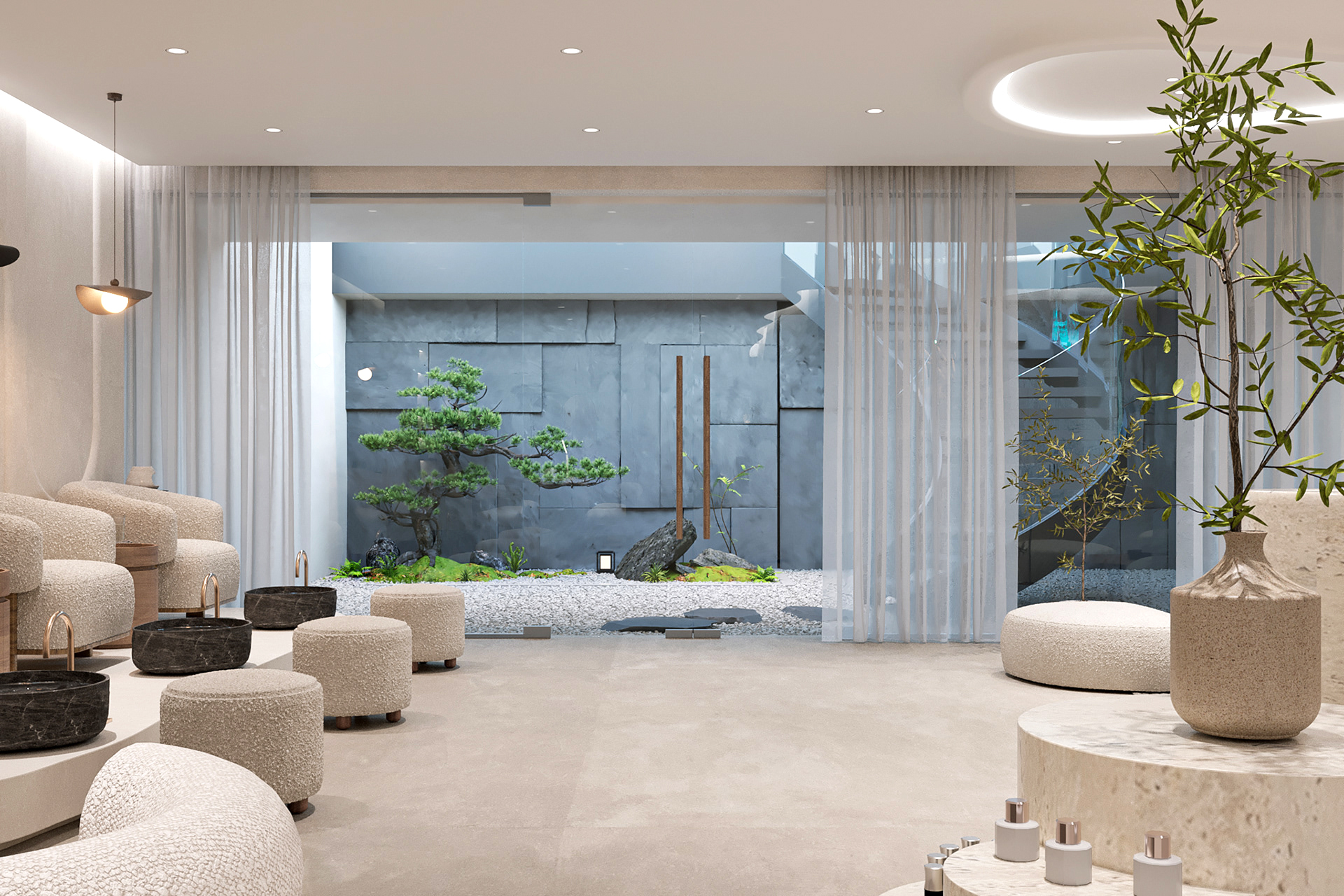 High-end nail salon furniture, - Interior Design Nail Salon บทวิจารณ์และราคา