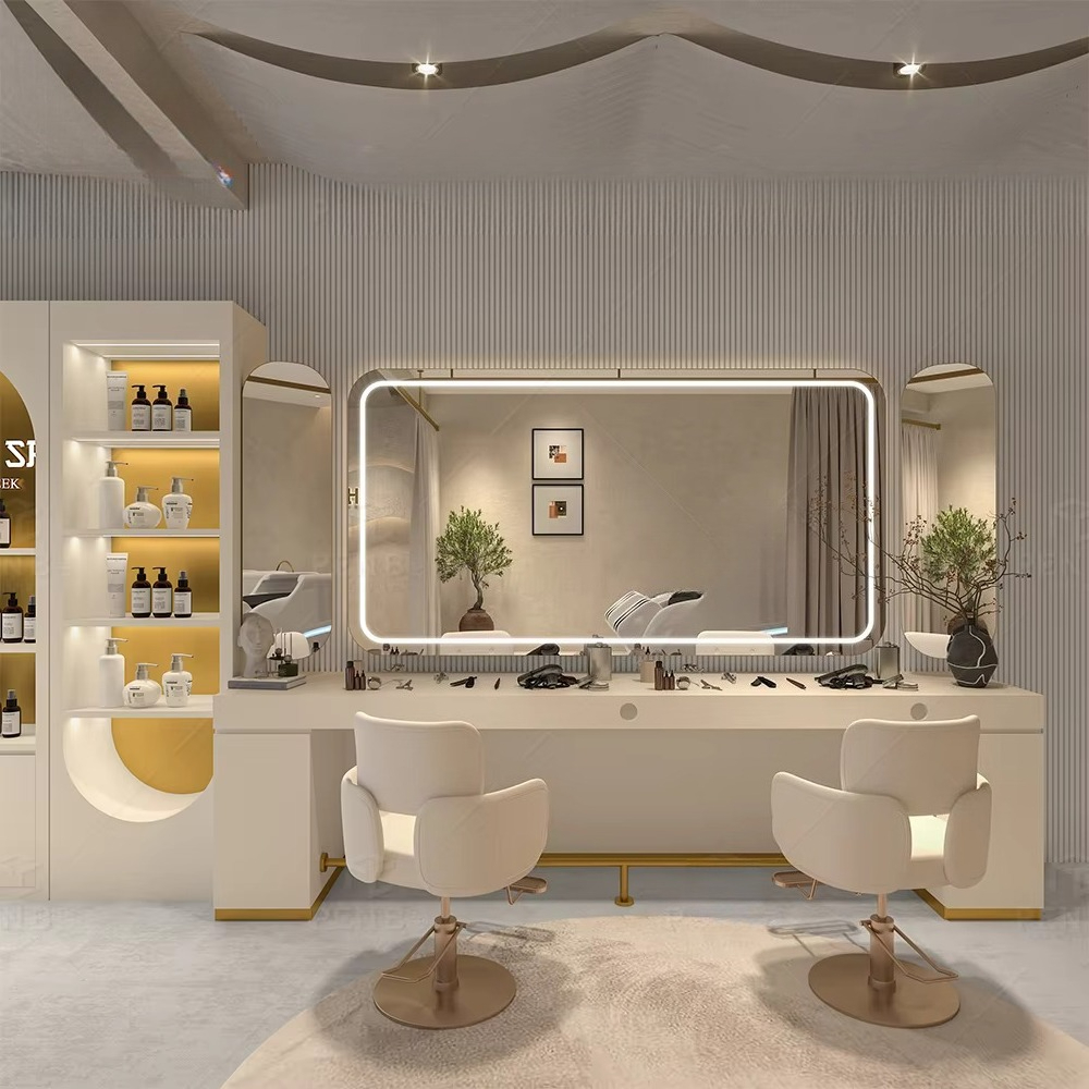 Luxury beauty salon decoration - Interior Design Nail Salon บทวิจารณ์และราคา