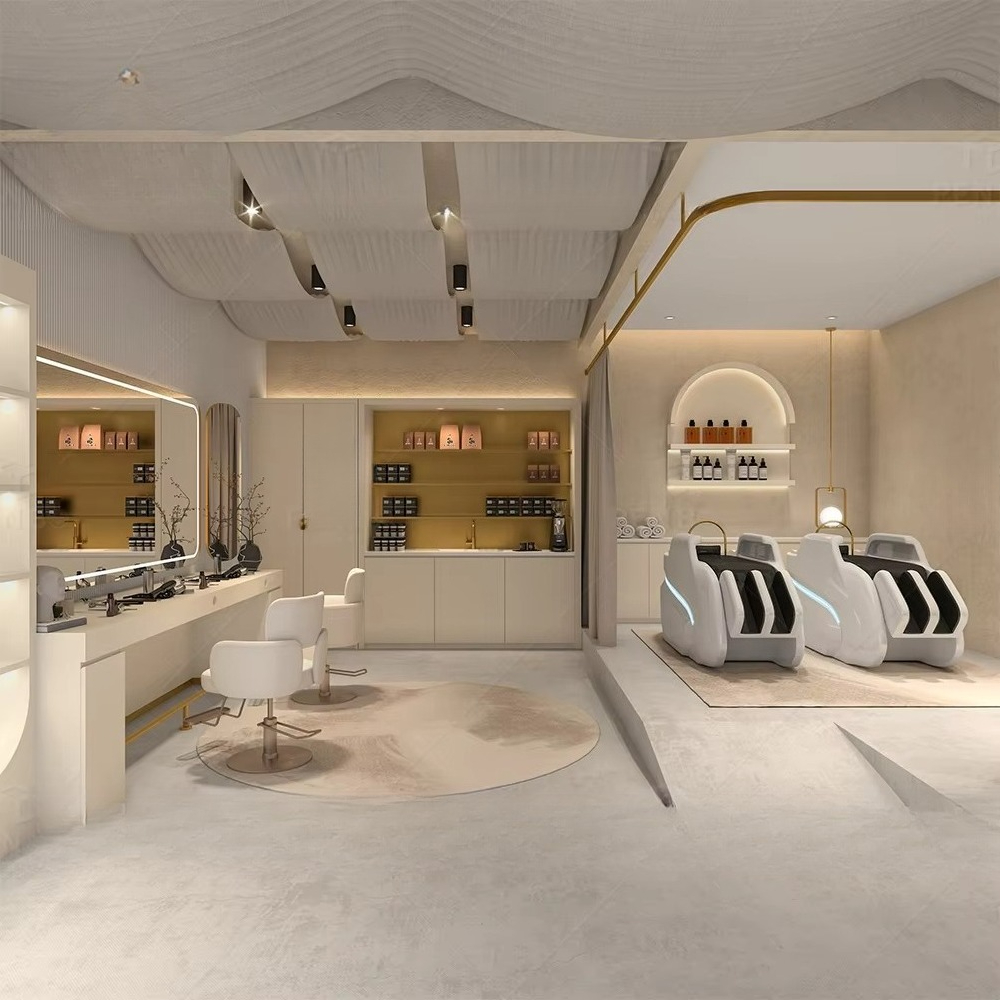 Luxury beauty salon decoration - Interior Design Nail Salon บทวิจารณ์และราคา