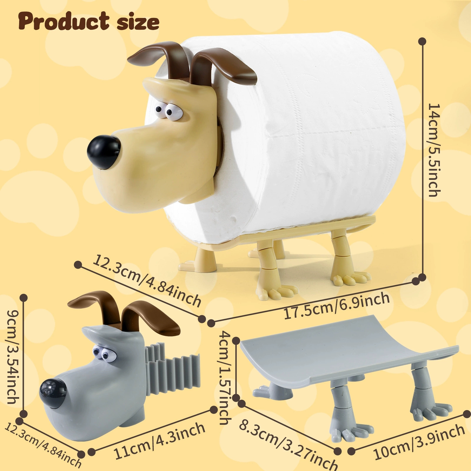 Fun Dog Toilet Paper Holder Ho - Interior Design Kitchen บทวิจารณ์และราคา