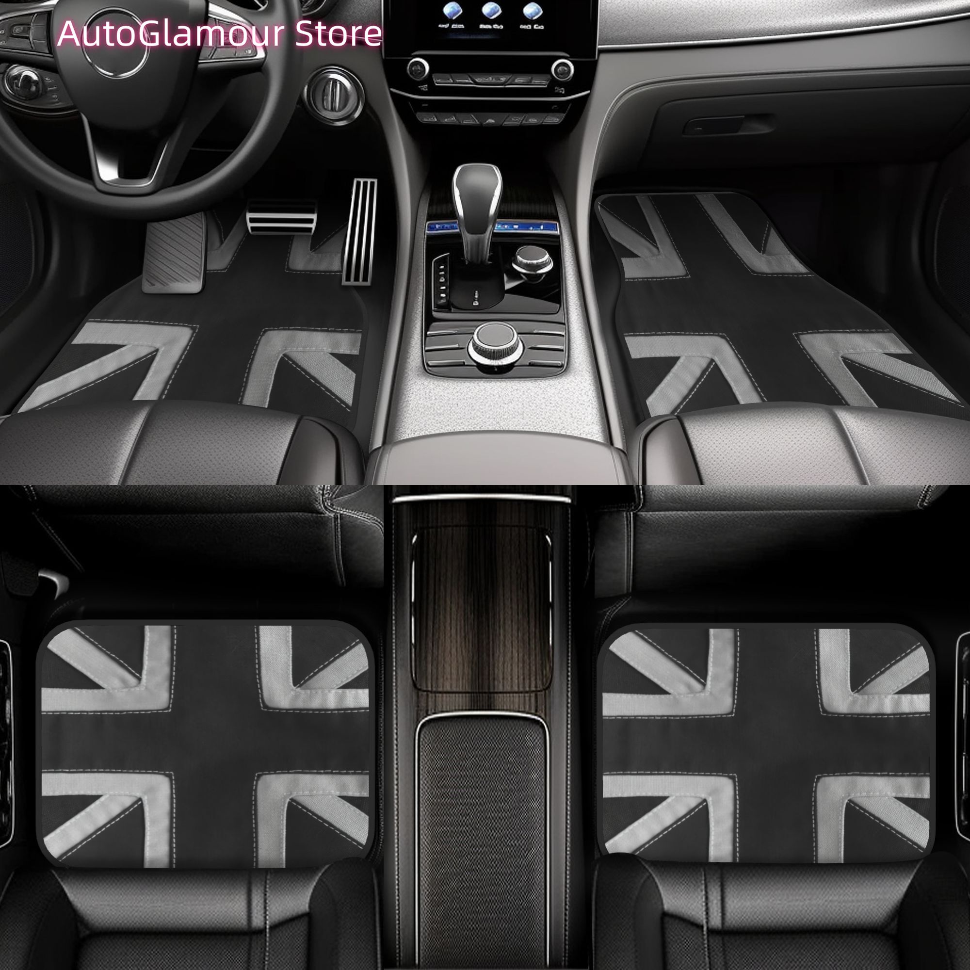 Set of 4 Union Jack Patterned  - Interior Design Id บทวิจารณ์และราคา