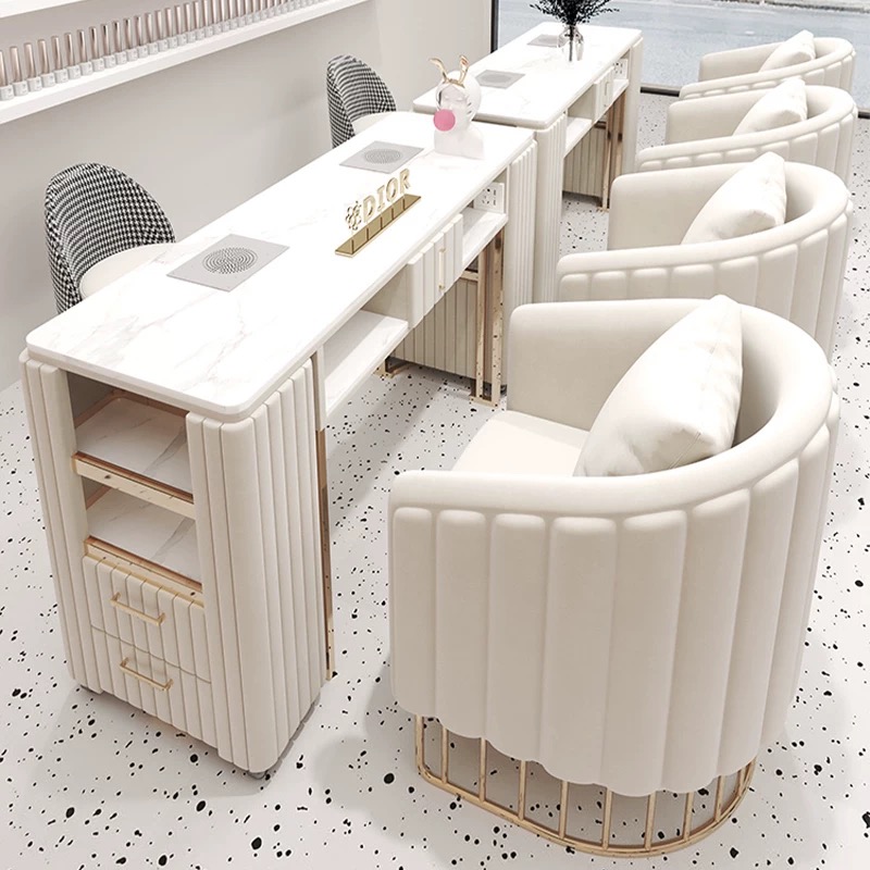 Luxury Modern Beige Nail Art F - Interior Design Nail Salon บทวิจารณ์และราคา