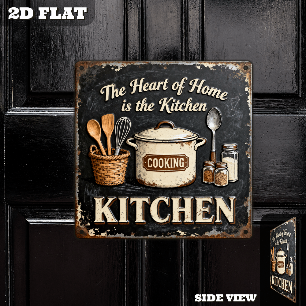 Vintage Metal Kitchen Wall Dec - Interior Design Kitchen บทวิจารณ์และราคา