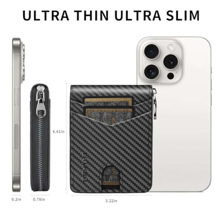 Men's RFID Blocking Zipper Lar - Interior Design Id บทวิจารณ์และราคา