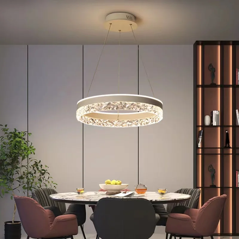 Modern Luxury Crystal LED Pend - Interior Design Kitchen บทวิจารณ์และราคา