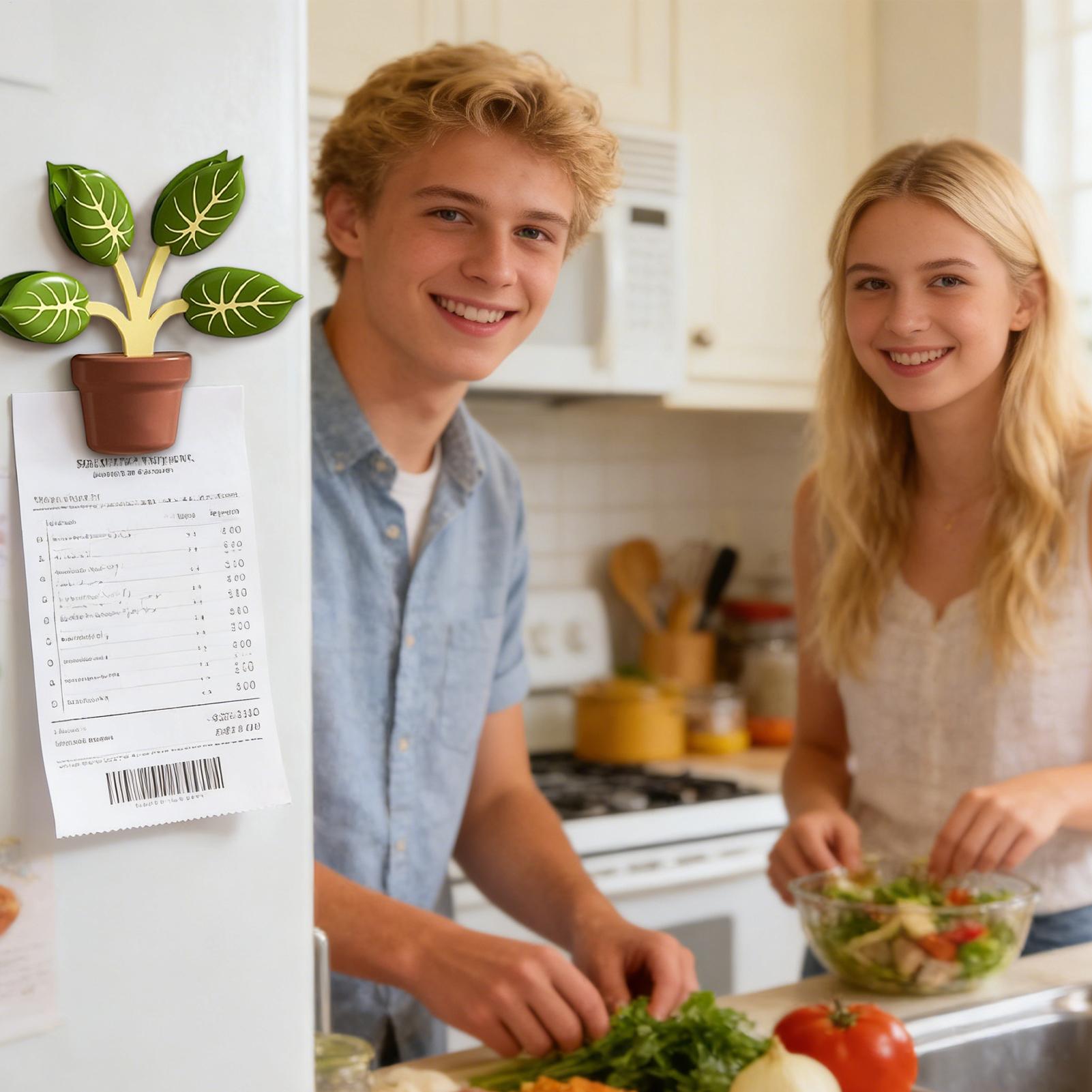 3D Potted Plant Refrige Magnet - Interior Design Kitchen บทวิจารณ์และราคา