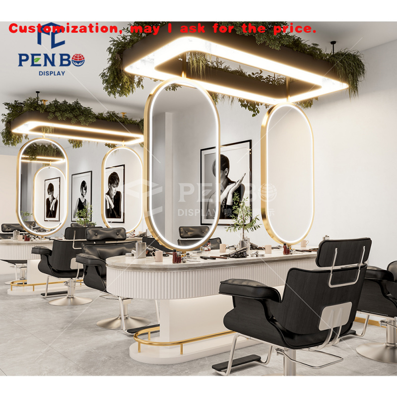 custom.Penbo Luxury Barber Hai - Interior Design Nail Salon บทวิจารณ์และราคา